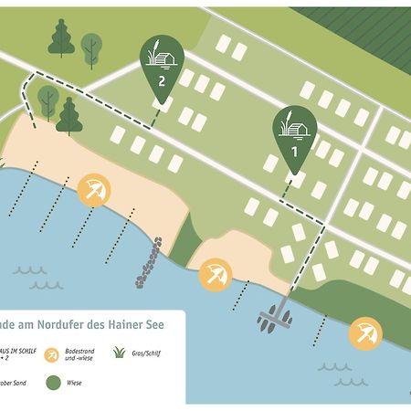 Haus Im Schilf 2 - Ferienwohnungen Am Hainer See Bei Leipzig Neukieritzsch Kültér fotó