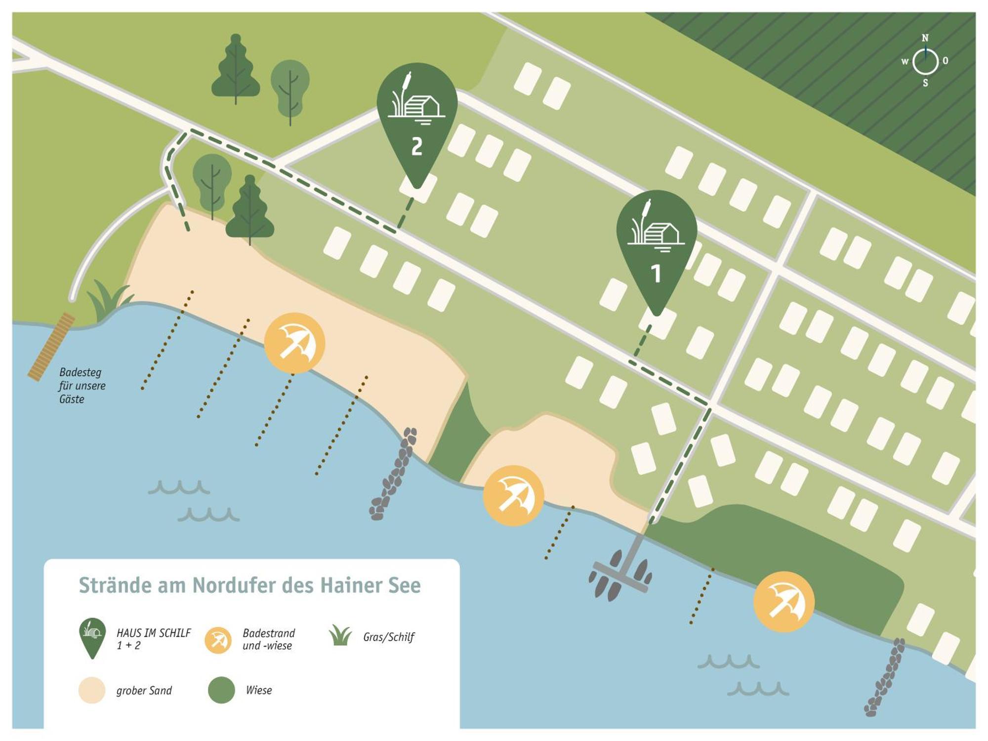 Haus Im Schilf 2 - Ferienwohnungen Am Hainer See Bei Leipzig Neukieritzsch Kültér fotó