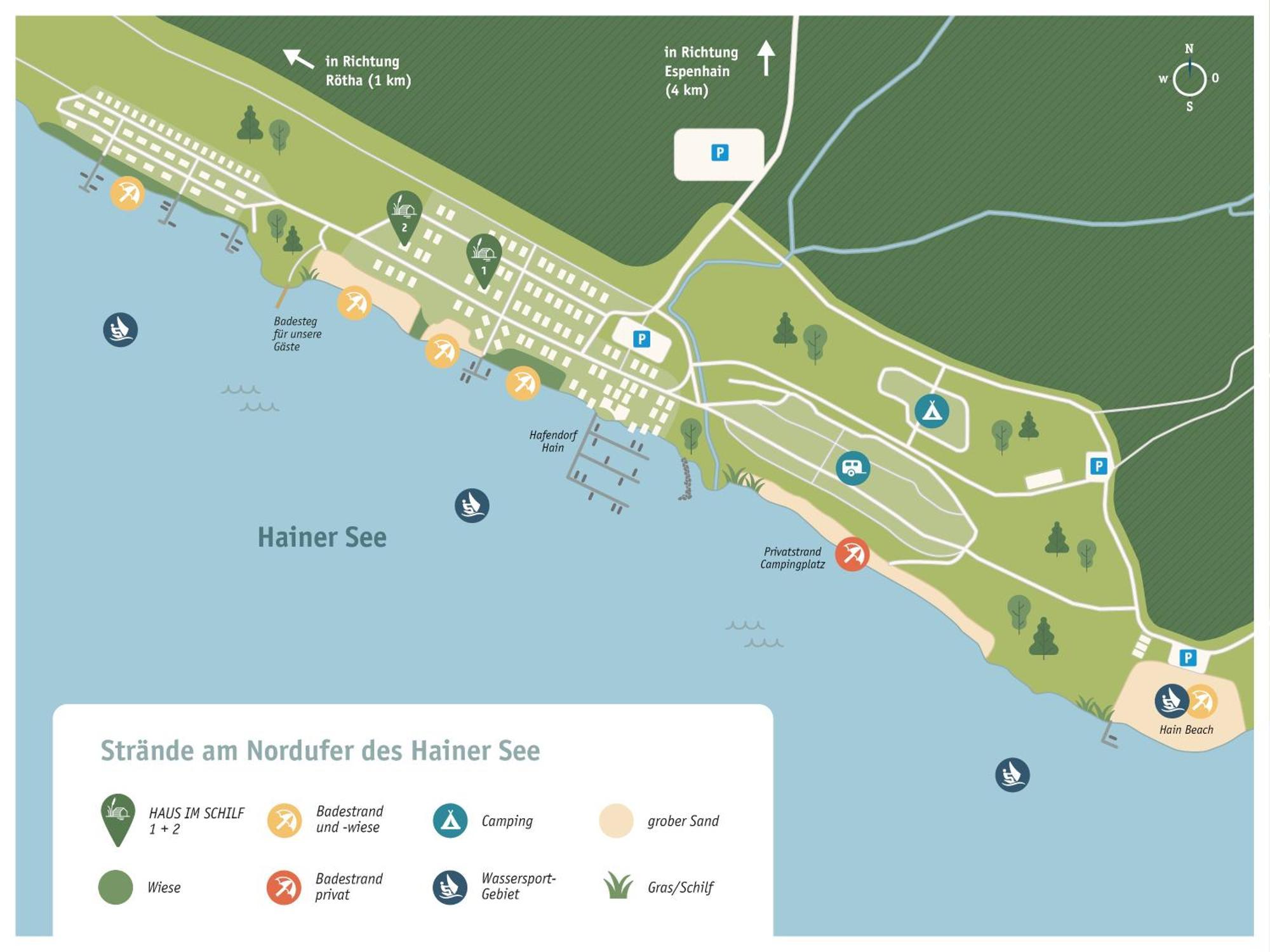 Haus Im Schilf 2 - Ferienwohnungen Am Hainer See Bei Leipzig Neukieritzsch Kültér fotó
